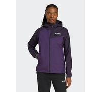 adidas Terrex Womens Outdoor Multi 2L RainRdy Jacket, Aurora Plum/Aurora Black, Size L, Women Aurora Plum/Aurora Black