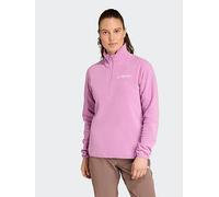 adidas Women's Terrex Multi Essentials Half Zip Fleece Jacket, preloved purple, XL