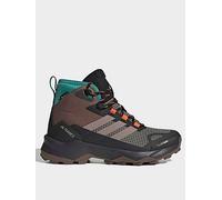 adidas Women's Terrex Skychaser AX5 Mid Gore-TEX Climawarm+ Hiking Shoes, Earth Strata/Trace Brown/Pure Teal, 4 UK