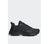 adidas Terrex Womens Skychaser Ax5 Goretex Hiking Shoes- Grey, Carbon/Core Black/S Flash Aqua, Size 4, Women Carbon/Core Black/S Flash Aqua