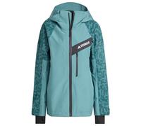 adidas Terrex - Women's Terrex Techrock Hybrid Primeknit CP+ - Ski jacket size L, turquoise