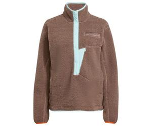 adidas Terrex - Women's Terrex Xploric High Pile Fleece - Fleece jumper size S, brown