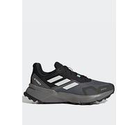 adidas Terrex Womens Trail Soulstride Rain Ready Shoes, Core Black/Crystal White/Grey, Size 4, Women Core Black/Crystal White/Grey