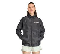 adidas Terrex Women's Windbreaker XS - Lightweight, breathable running jacket for windy weather, black design
