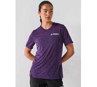 Adidas - Lightweight breathable long-sleeved T-shirt - Xperior Tee W Aurora Plum for Women - Size S - Purple Purple