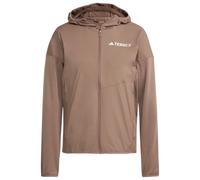 adidas Terrex - Women's XPR Wind Hybrid Fleece - Synthetic jacket size XL, brown
