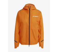 adidas Terrex Xperior 2.5 Layer Light CLIMAPROOF Hooded Jacket Orange Women - XL