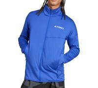 adidas Terrex Xperior ClimaWarm Light Fleece Mens Walking Jacket Blue Running
