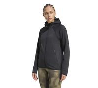 Adidas - Stretch hooded fleece - Xperior VK Fleece Hooded Jkt W Black for Women in Recycled Polyester - Size S Black S