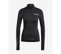 adidas Terrex Xperior Half Zip base layer top black Women - M