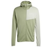 adidas Terrex - Xperior Light Fleece Hooded Jacket - Fleece jacket size L, olive