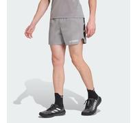 adidas Terrex Xperior Pro Trail Running Shorts Mens Gel Pocket Hiking Grey 5"