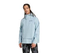 adidas Men's Terrex Xploric 2.5L Climaproof Wind Resistant Long Sleeve Waterproof Jacket L Grey