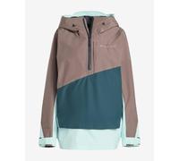 adidas Terrex Xploric 2 Hooded Jacket Brown Blue Grey Women - S