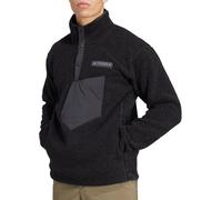 adidas Terrex Xploric High Pile Fleece Mens Sweatshirt Black Zip Pocket
