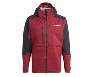 Adidas Terrex Xploric Rain Hiking Jacket Shadow Red / Black