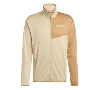 adidas Terrex XPR Light Fleece Running Jacket Men - Cream, Size L