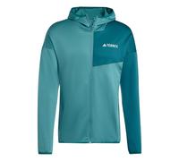 adidas Terrex XPR Light Fleece Running Jacket Men - Dark Green, Green, Size XL