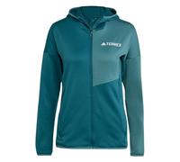 adidas Terrex XPR Light Fleece Running Jacket Women - Petrol, Size L