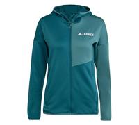 adidas Terrex XPR Light Fleece Running Jacket Women - Petrol, Size XL
