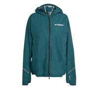 adidas Terrex XPR Light Rain Running Jacket Women - Petrol, Size XS