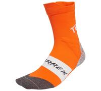adidas Unisex Terrex Xperior CLIMACOOL Trail Crew Socks, semi impact orange, 6.5-8