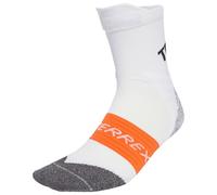 adidas Unisex Terrex Xperior CLIMACOOL Trail Crew Socks, white, 6.5-8