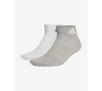 adidas Sportswear Unisex Sportswear Ankle Socks - 6 Pack - Grey, Grey, Size L, Men Grey