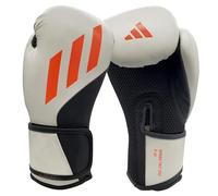 adidas Tilt 200 Boxing Gloves 10oz - Made from PU Leather, with Elasticated Strap for Secure Fit, Provides Wrist Support for Sparring, Training, & Boxing Bag Workouts, Suitable for Men & Women, White