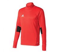Adidas Men Tiro17 Training Top - Scarlet/Black/White, Medium