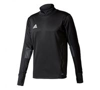 adidas Men Tiro 17 Training T-shirt - Black/Dark Grey/White, Medium