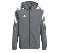 Adidas Tiro 21 Windbreaker Jacket Grey 5-6 Years Boys,Girls