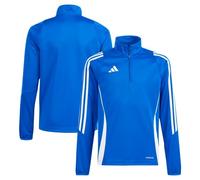 Adidas Tiro24 Half Zip Sweatshirt Blue 13-14 Years Boys,Girls