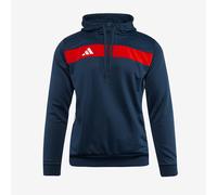 adidas Mens Tiro Essentials Sw Hoody - Navy/red, Navy, Size M, Men Navy