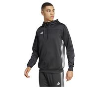 adidas Mens Tiro 25 Essentials Sweat Hoodie Black/White XS
