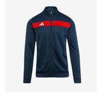 adidas Mens Tiro Essentials Tracksuit - Blue/red, Navy, Size M, Men Navy