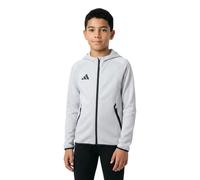 Adidas Tiro Travel Sweat Full Zip Sweatshirt White 9-10 Years Kids