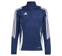 Adidas Tiro24 Half Zip Sweatshirt Blue 11-12 Years Kids