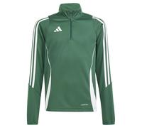 Adidas Tiro24 Half Zip Sweatshirt Green 11-12 Years Boys,Girls