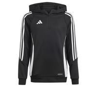 adidas Youth Tiro 24 Training Hoodie -black/white, Black/White, Size 5-6 Years Black/White