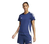 Adidas Tiro24 Sweat Short Sleeve T-shirt Blue L / Regular Woman