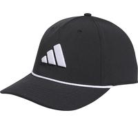 adidas Tour 5-Panel Golf Cap Black Adjustable Hat Mens Womens 3 Stripes