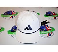 Adidas Tour 5 Panel snap back adjustable white golf cap