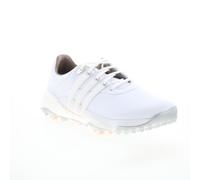 Adidas Tour360 22 GV9662 Womens White Leather Lace Up Athletic Golf Shoes