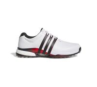 adidas Men's Tour360 25 Waterproof Spikeless Golf Shoes, Mens, White/black/red, 8 | American Golf