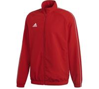 Adidas Track Tracksuit Jacket Top Mens Small Red Full Zip Loose Fit Mesh Lined