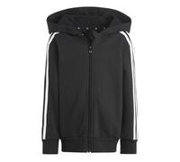 adidas Tracksuit jacket Essentials 3-Stripes Zip Hooded Jacket in Black 5 / 6 years