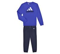 adidas Tracksuits Essentials Big Logo Fleece Jogger Set in Marine 7 / 8 years