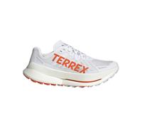 Adidas - Trail running shoes - Terrex Agravic Speed Ultra Ftwr White/Impact Orange/Dash Grey for Men - Size 7,5 UK White