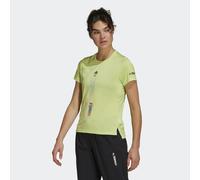 adidas Trail Running T-Shirt Womens Terrex Agravic Lime Breathable Top